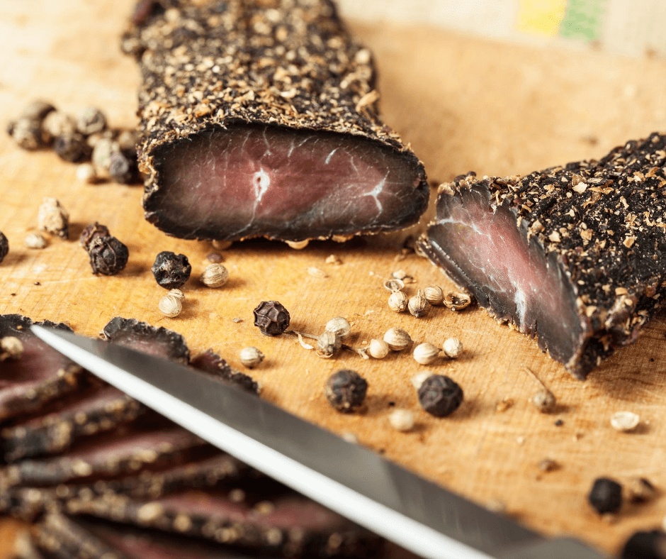 Cutting Biltong